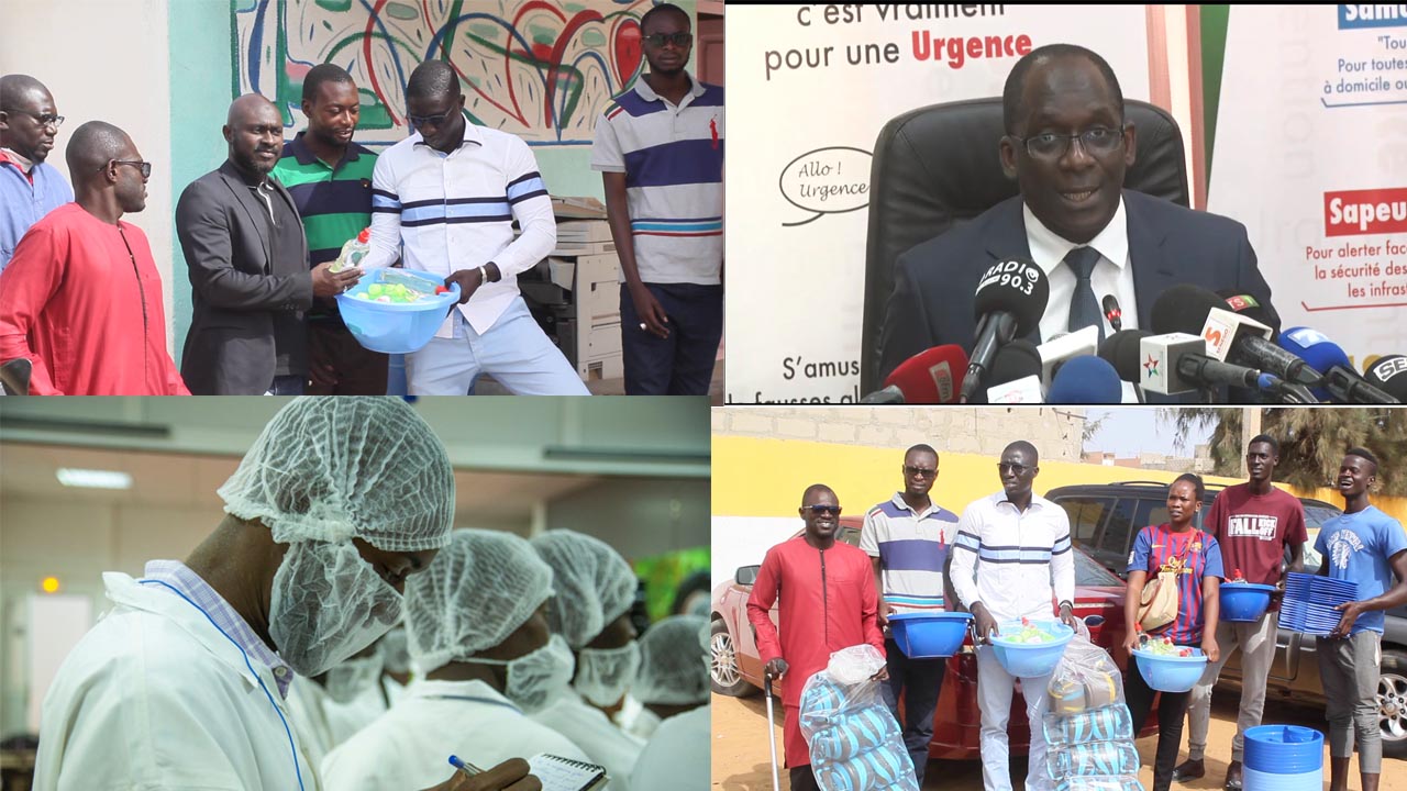 Lutte contre le C0r0n@ : le conseil départemental la jeunesse de Guediawaye apporte son soutien aux …(vidéo)