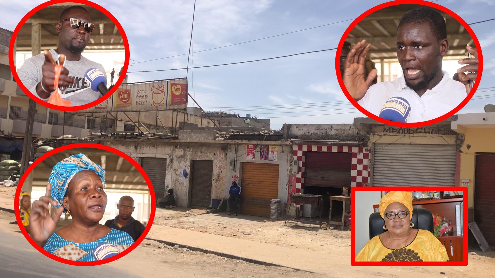 Fermeture du marché de Fith Mbith les commerçants att@que le Maire aida Sow et le sous préfet (vidéo)