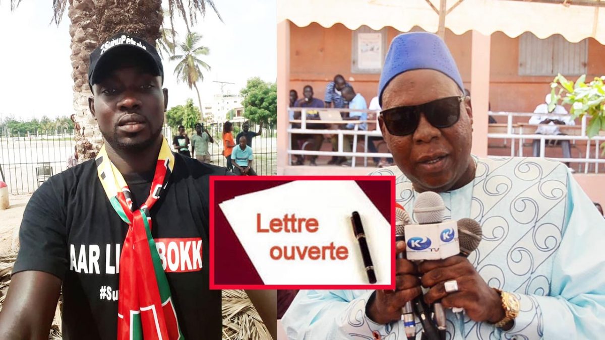 Lettre Ouverte À Monsieur Beydi Seye Le Maire De La Commune De Ndiareme Limamoulaye 