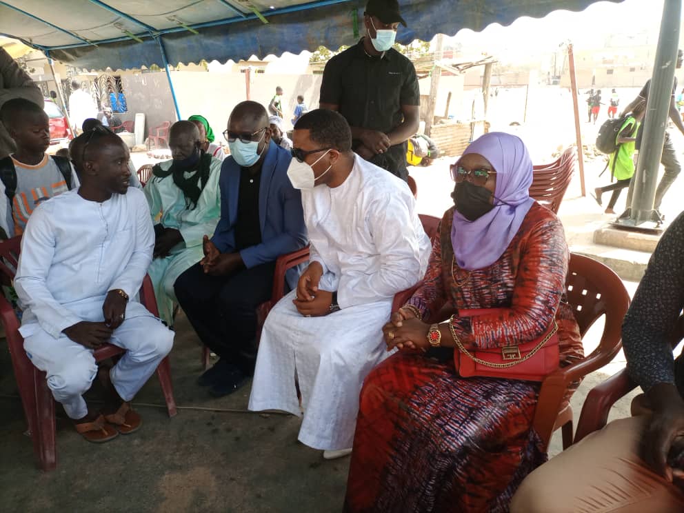 Nécrologie :Bougane à Guediawaye pour presenter ses condoléances à Modou Ndiaye …