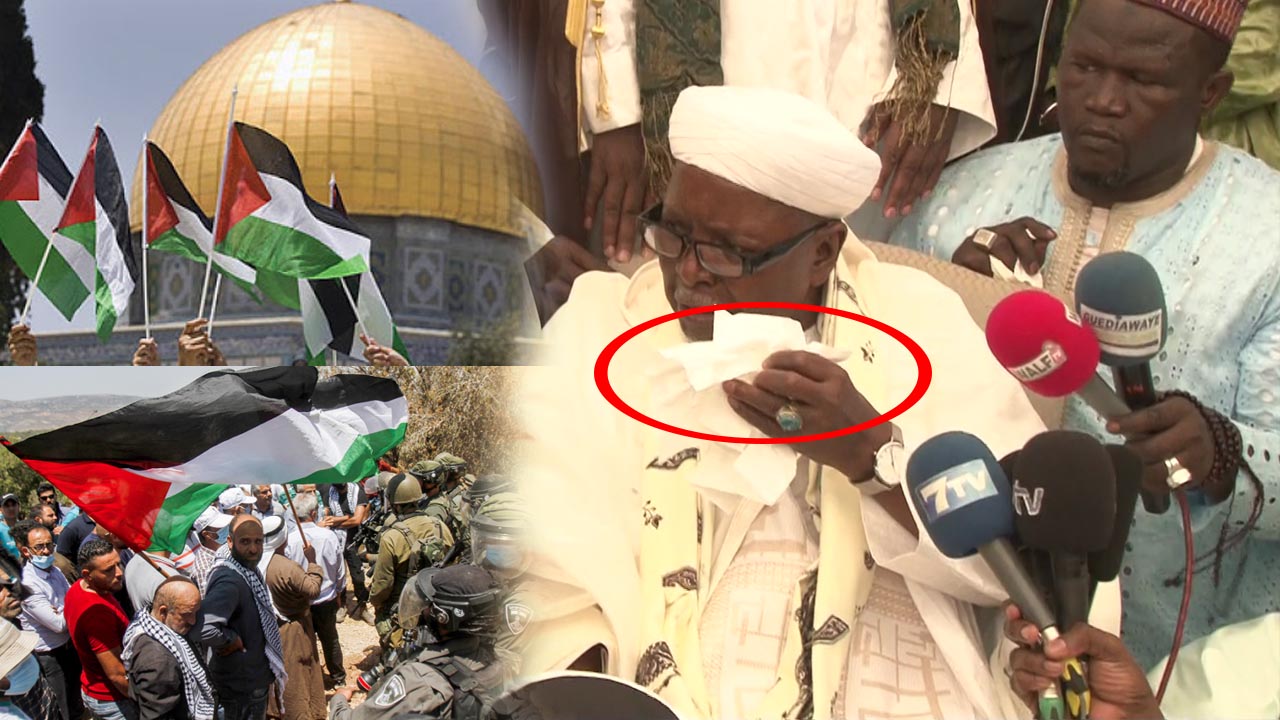 Priere korité 2021:Cheikh Baba Lamine Niass craque et fond en larmes sur la situation de la Plastine(vidéo)