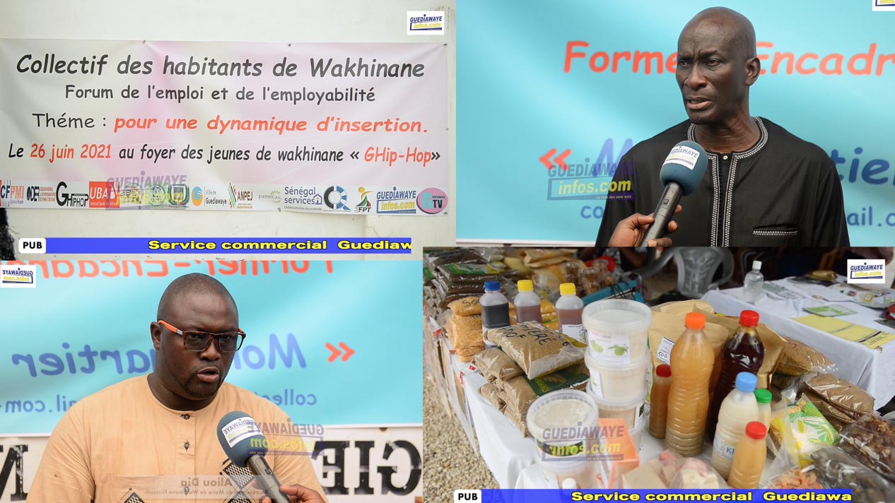 1ère Edition: Forum de l’emploi et de l’employabilité des jeunes avec le collectif des habitants de  wakhinane (vidéo)