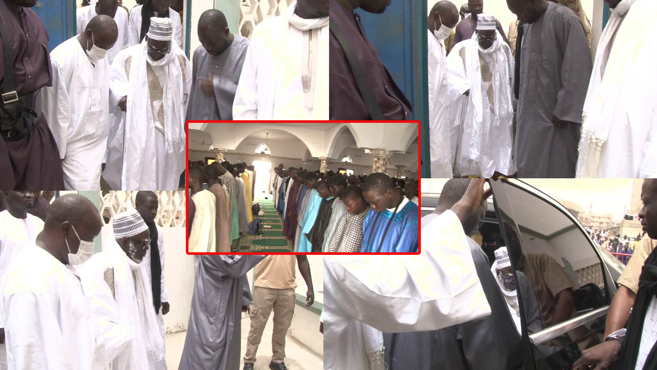 Urgent :La prière du vendredi du Khalif des Mourides Serigne Mountakha à Guediawaye regardez(vidéo)