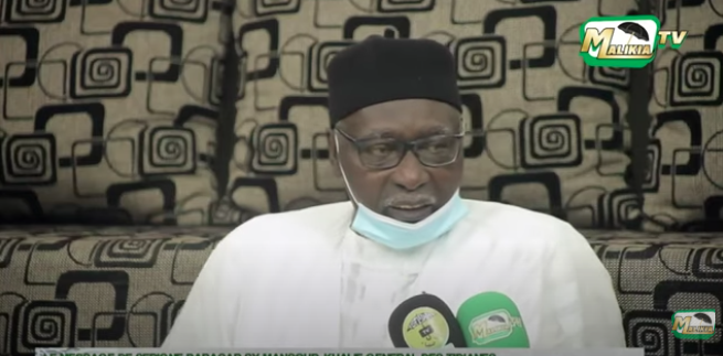 (vidéo)Importante déclaration du khalife général des Tidianes Serigne Babacar SY Mansour.