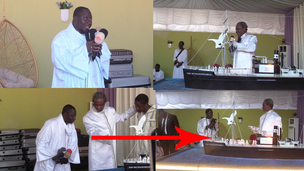 Magal 2021: Sérigne Gana Messere fait des révélations devant Cheikh Modou Kara  » Galgui Sérigne bi. »(vidéo)