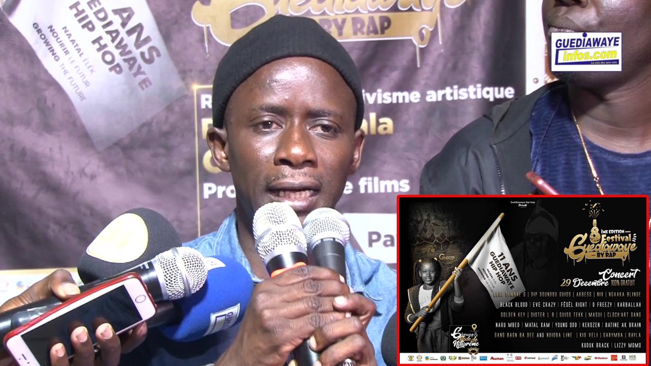 (vidéo)8ème édition Festival Guédiawaye By Rap Fou Malade revient sur les…
