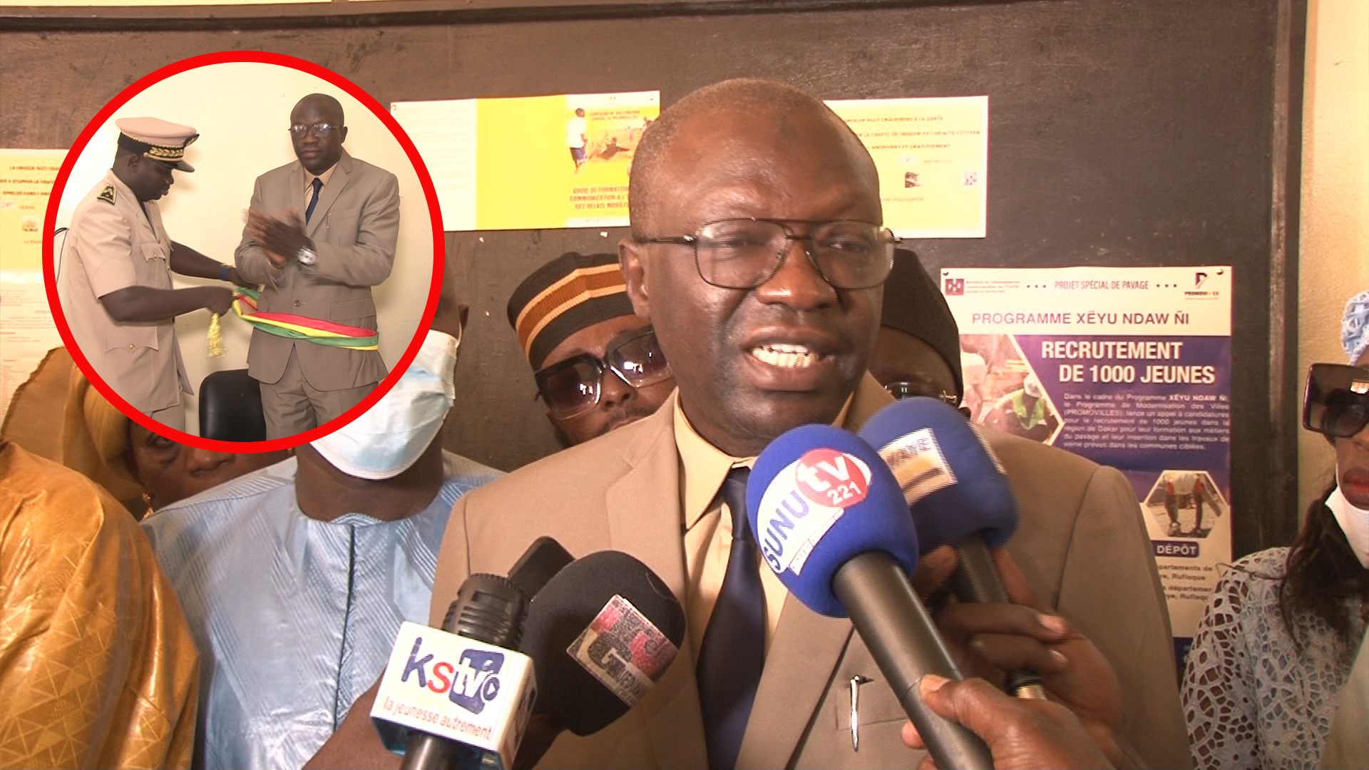 (vidéo)Installation de Mr Serigne Mor Woré Gueye Maire réélu à la commune de Ndiaréme Limamou Laye