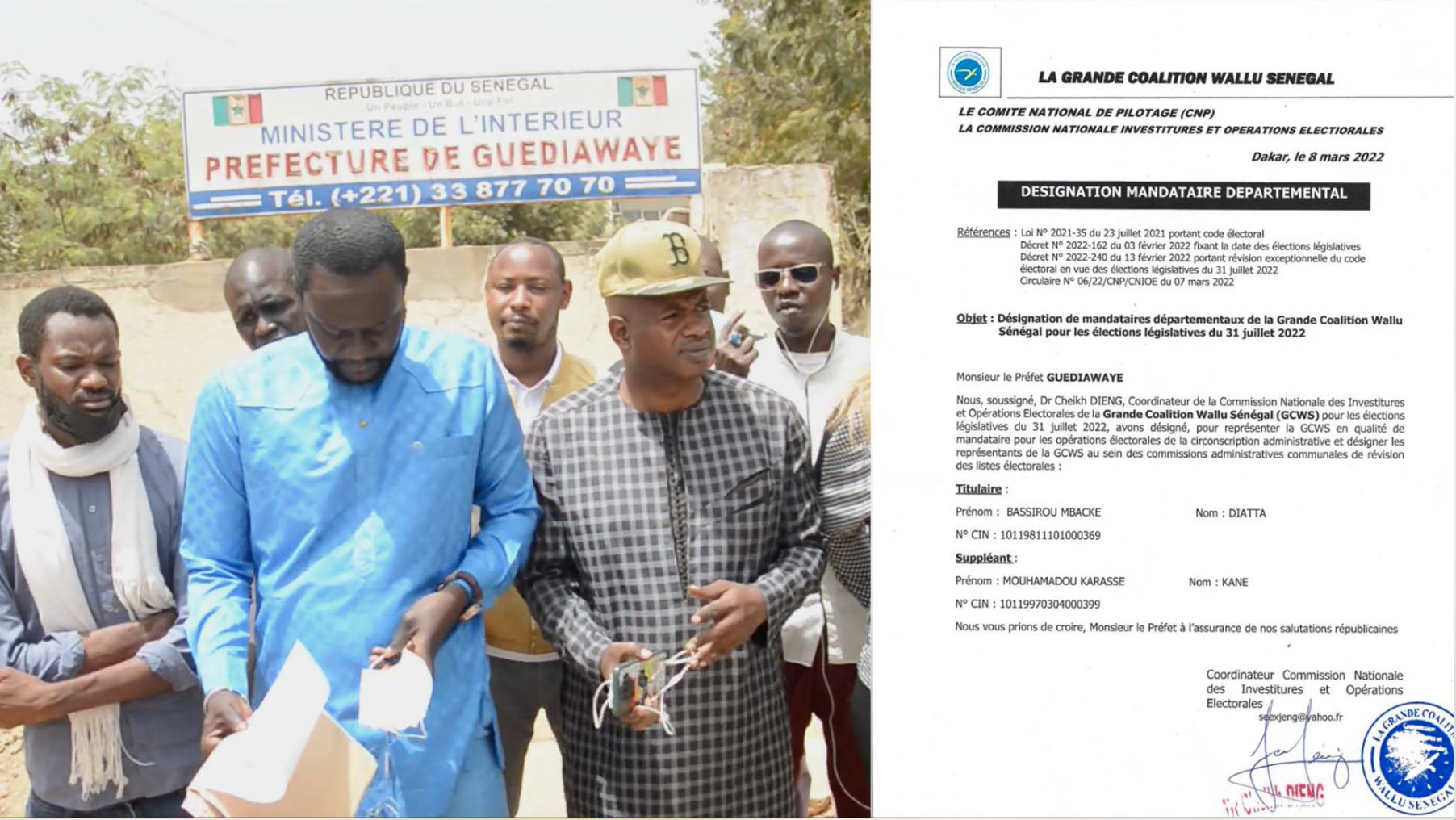 (vidéo) Guediawaye :Le nouveau mandataire walu dépose sa décharge et analyse le discours de Sonko