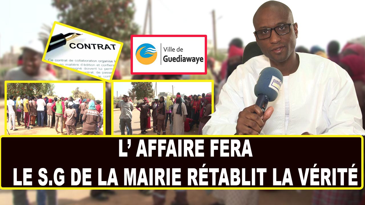 (vidéo) Urgent : Après la sortie des Agents du FERA Mr Diawara SG de la Mairie rétablit la vérité