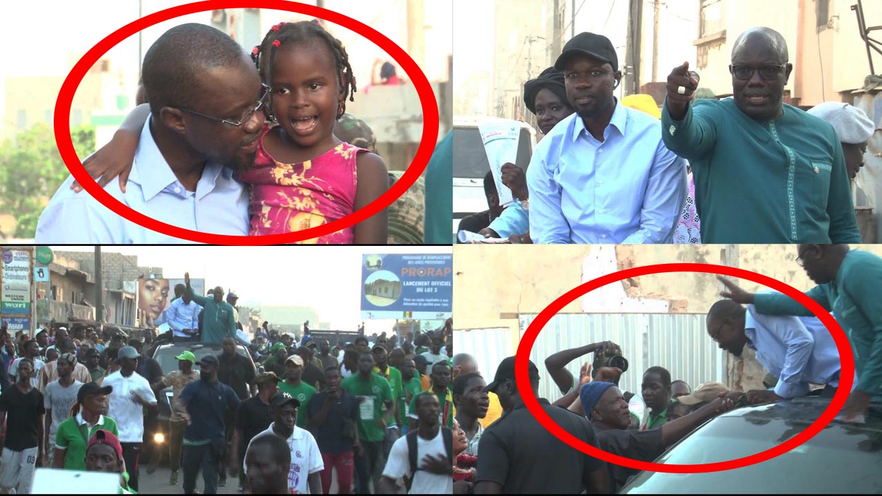 (vidéo): Caravane de YEWI : Démonstration de force de Ousmane Sonko a Guediawaye avec Ahmed Aidara