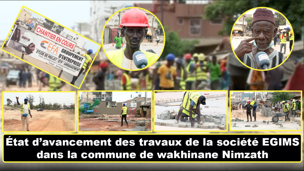 (vidéo)État d’avancement des travaux de la société EGIMS dans la commune de wakhinane Nimzath