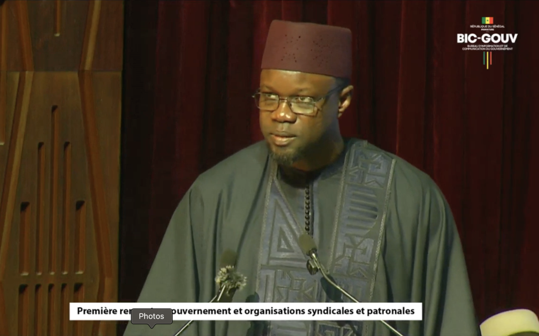 Dialogue Social au Grand Théâtre : Ousmane Sonko à l’Écoute des Syndicats et du Patronat