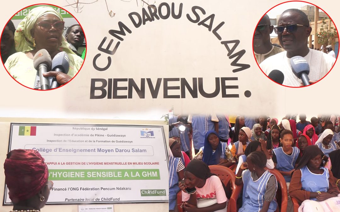 Hygiène menstruelle : le CEM Darou Salam inaugure un bloc sanitaire dédié grâce au soutien des ONG