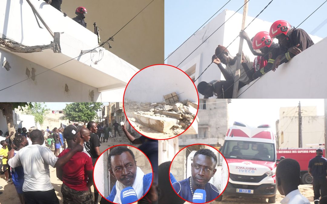 (video)Tragédie à Guédiawaye : Un jeune homme meurt dans l’effondrement d’un dalle à Wakhinane 