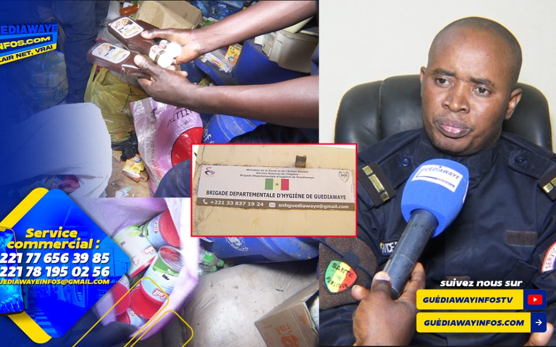 Guédiawaye : Une importante saisie de produits impropres au marché de Geul tappe de golf  à l’approche du Ramadan et du Carême