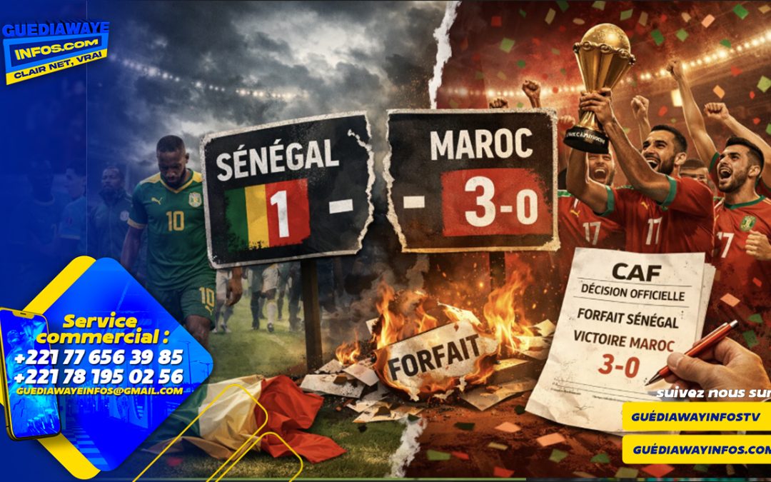 Décision historique de la CAF : Le Maroc déclaré vainqueur de la CAN 2025 sur tapis vert, le Sénégal dépossédé de son titre