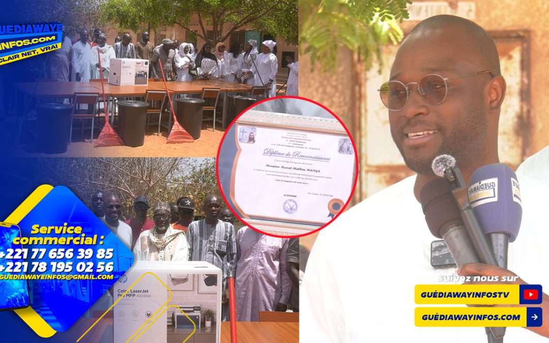 Solidarité et réussite : Marcel Mathiass Manga équipe et rénove son école d’origine